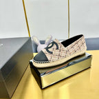 CC 25s Slipâ€“on Espadrilles Pink Nude Tweed 297823