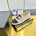 CC 25s Slipâ€“on Espadrilles Creamy White Tweed 297827