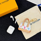 LV Alma Bag Charm White mix Colors Cowhide