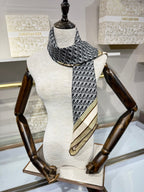 CD 26ss 90cm Navy Blue White Colorful Mulberry Silk 899050