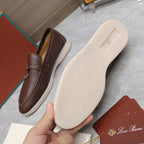 LP SUMMER CHARMS WALK LOAFERS CHOCOLATE LAMBSKIN