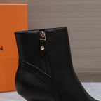 LV Sparkle Ankle Boots 70mm Black Cowhide