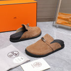 HM 25 Carlotta Mule Brown Suede