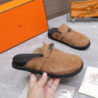 HM 25 Carlotta Mule Brown Suede