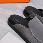 HM 25 Johan Mule Grey Suede