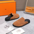 HM 25 Johan Mule Brown Suede