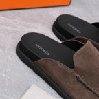 HM 25 Johan Mule Chocolate Suede