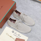 LP lady Flexy Walk  Sneaker Power Pearl mix Orange Wool And Calfskin 310447