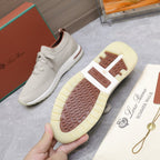 LP lady Flexy Walk  Sneaker Power Pearl mix Orange Wool And Calfskin 310447