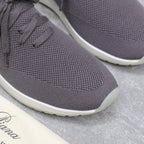 LP lady Flexy Walk  Sneaker Dark Gray Wool And Calfskin 310449