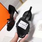 HM 26ss Sandals 65 Black Suede 601232