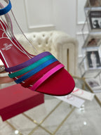VT 25 Ladycrush Sandals Red Sheepskin 342088