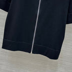 LV 25 Flower T Shirt Black Cotton