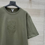Loewe 25 Relaxed Fit T-shirt Khaki  Green Cotton