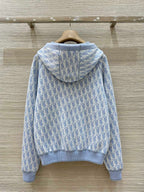 CD 25 Hooded Jacket Blue 2 Sides Cotton