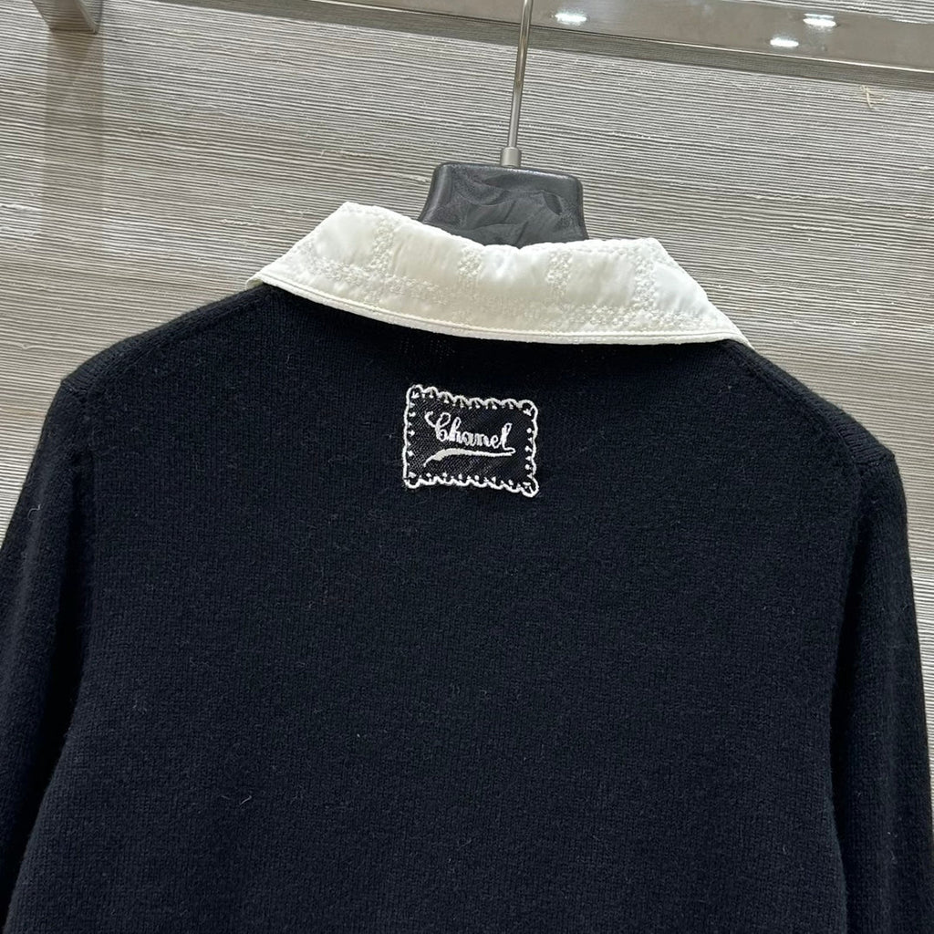 CC 25 Cardigan Black Cashmere