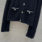 CC 25 Cardigan Black Cashmere