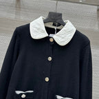 CC 25 Cardigan Black Cashmere