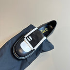 CC Moccasins 65mm Black Calfskin