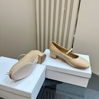 CD Ballet Pump Beige Soft Cowhide