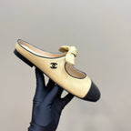 CC 25 Mule Flat Yellow Pastel Sheepskin 239416