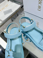CD D-Wave Sandal In Could Blue Cowhide 100749