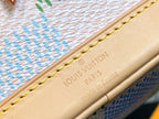 nano noe 13 damier canvas beige calfskin gold hardware