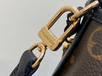 Neverfull 24 Bandoulière Inside Out BB Black Calfskin