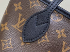 Neverfull 24 Bandoulière Inside Out BB Black Calfskin
