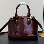 alma bb 23 bordeaux red epi calfskin