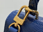 LV Cluny Bag Sapphire Blue  Epi leather