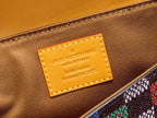 LV Steamer East West Wearable Wallet Multicolor Canvas Cowhide 332878