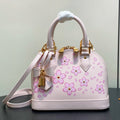 LV x TM Cherry Blossom Bag 23.5cm Pink Leather 334088