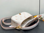 LV Nano Diane 19cm Cream Grained Calfskin
