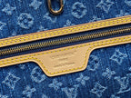 LV Neverfull MM 31cm Blue Denim