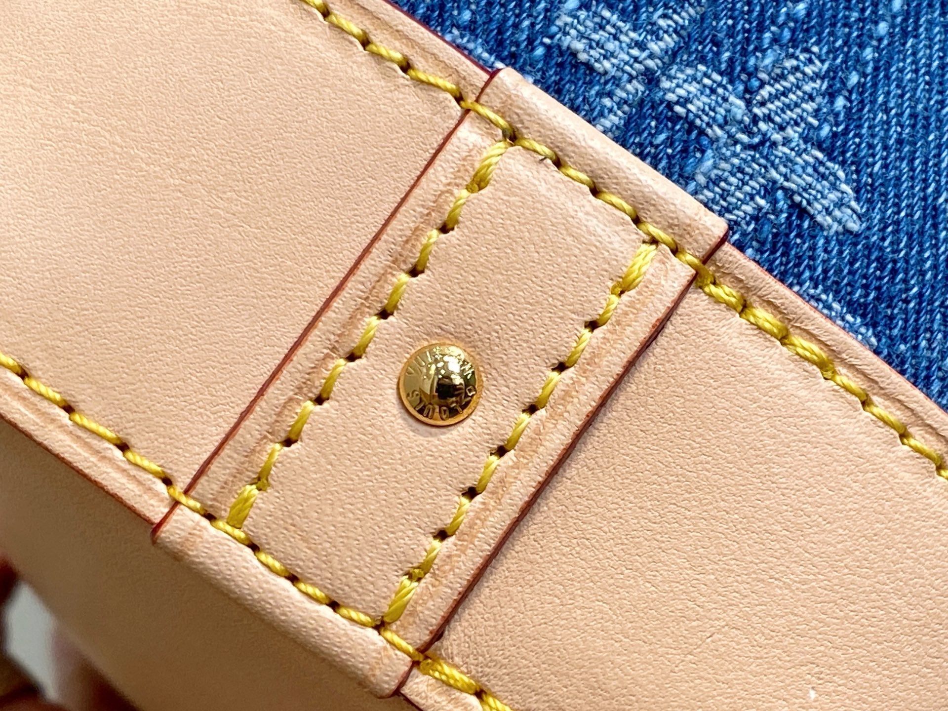 LV x TM Cosmetic Pouch GM 27cm Monogram Cherry Denim