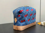LV x TM Cosmetic Pouch GM 27cm Monogram Cherry Denim
