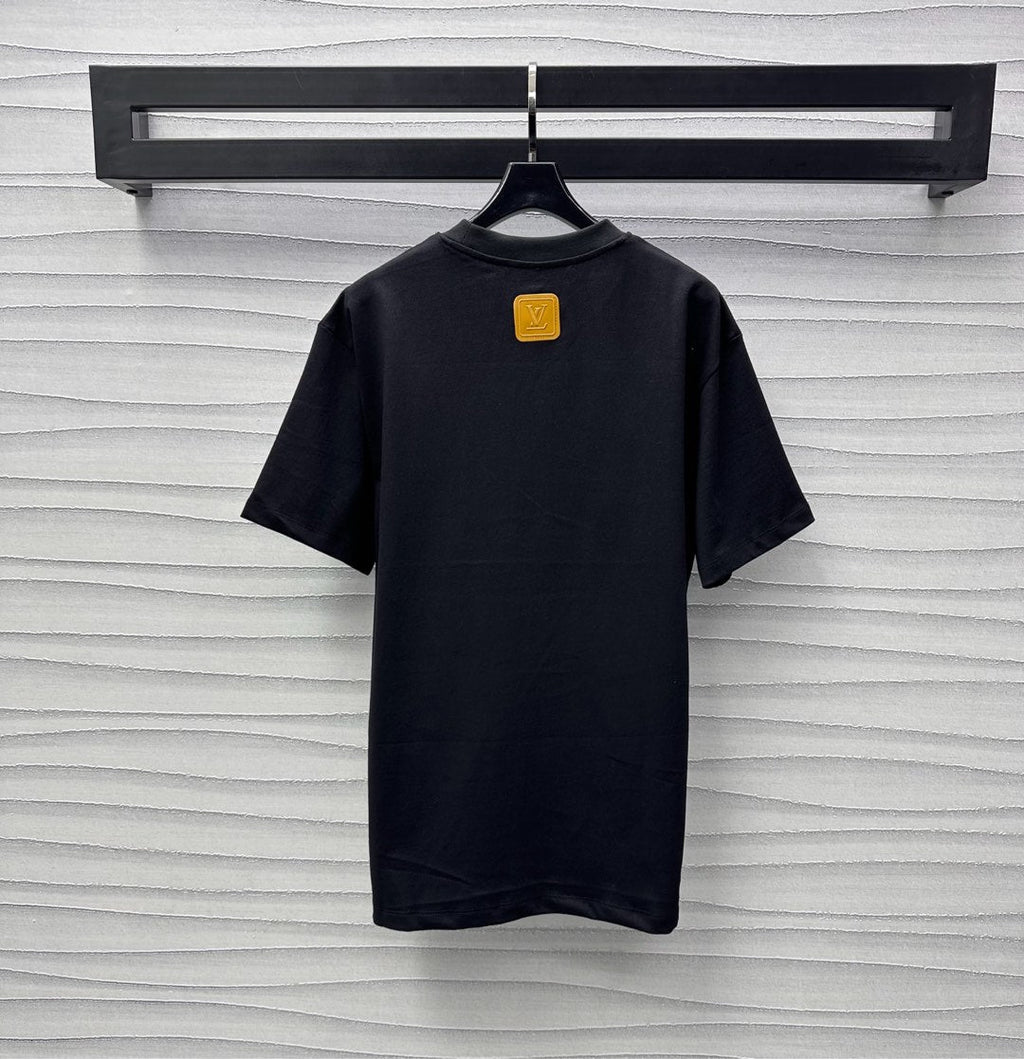 LV 25C VVN Patch Short-Sleeved Cotton Crewneck 229092