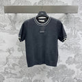 Miu 25 T-Shirt Black Wool  232002