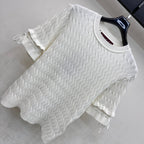 GUCCI 26S SHORT SLEEVE KNIT TOP 354