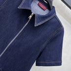 GUCCI 26S ZIP FRONT DENIM DRESS 299