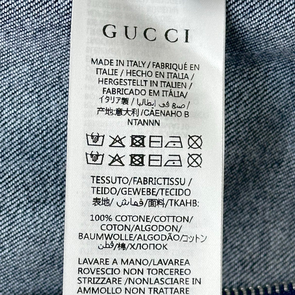 GUCCI 26S ZIP FRONT DENIM DRESS 299