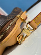 LV SS25 Bone Wearable Wallet 24cm Monogram coated canvas