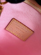 LV x TM Nano Bucket 17cm Sakura Brown Cherry Blossom Monogram Canvas
