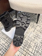 CD D-Unit Ankle Boot Glossy Black Calfskin