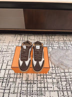 HM 25 Jet Sneaker Brown Mesh Cowhide 318022