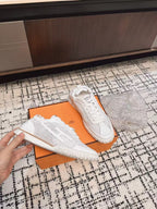 HM 25 Jet Sneaker White Mesh Cowhide 318023