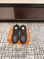 HM 25 Jet Sneaker Black Mesh Cowhide 318024