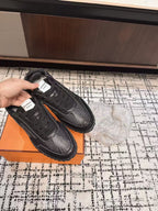 HM 25 Jet Sneaker Black Mesh Cowhide 318024