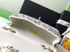 CC 24S Flap Bag Mini 21cm Multicolor Sequin Gold Hardware 238437